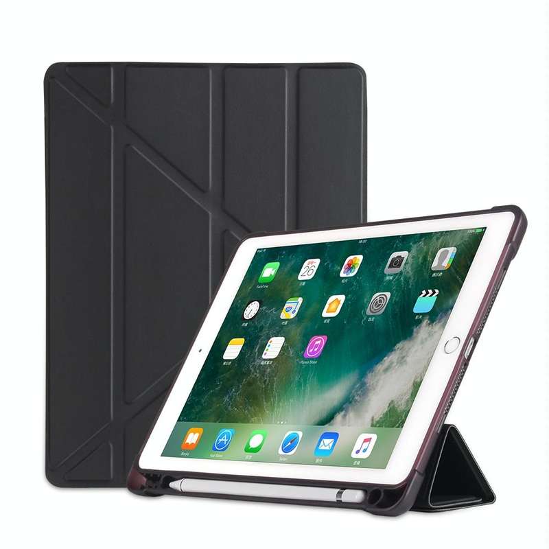 Multi-folding Shockproof TPU Protective Case for iPad 9.7 (2018) / 9.7 (2017) / air / air2, with ...