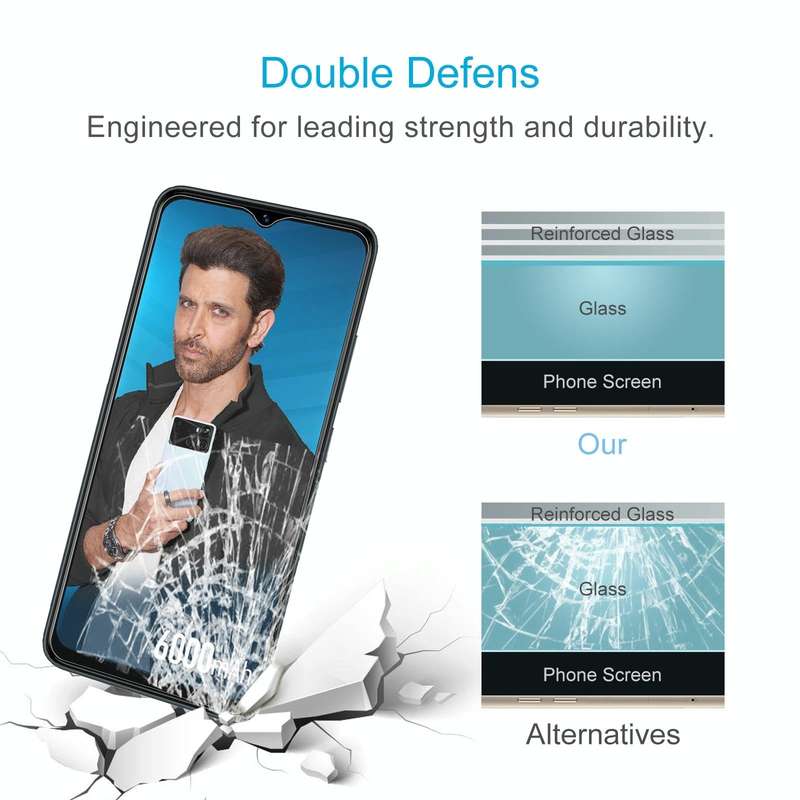 For Itel P40 10pcs 0.26mm 9H 2.5D Tempered Glass Film