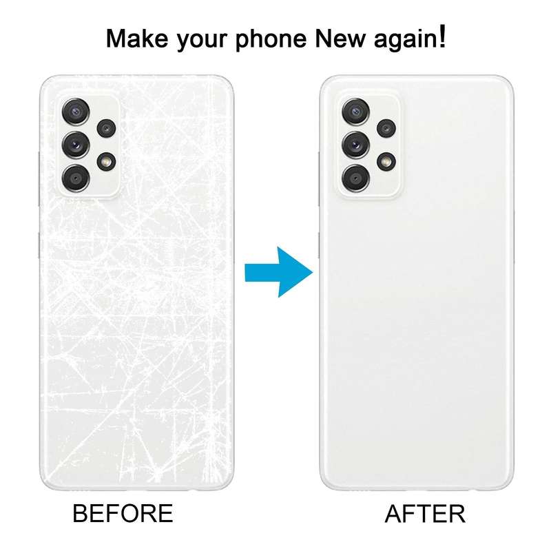 For Samsung Galaxy A52 5G / A52 4G Battery Back Cover with Camera Lens Cover(Purple)