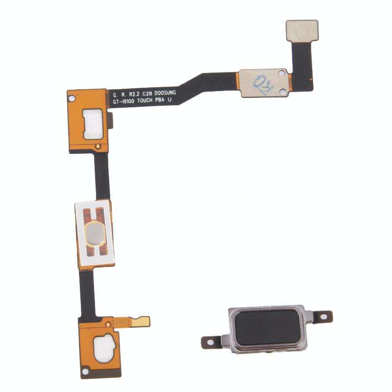 For Galaxy S II / i9100 LCD Middle Board with Button Cable,  (Black)