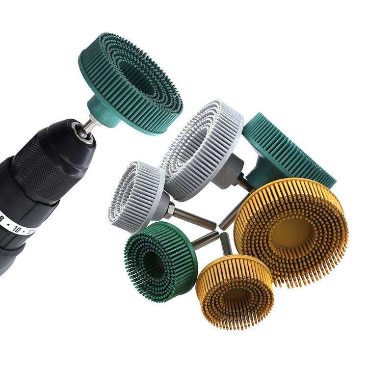Electric Drill Disc Brush Emery Deburring Polishing Rubber Sanding Brush, Style: 3 Inch White