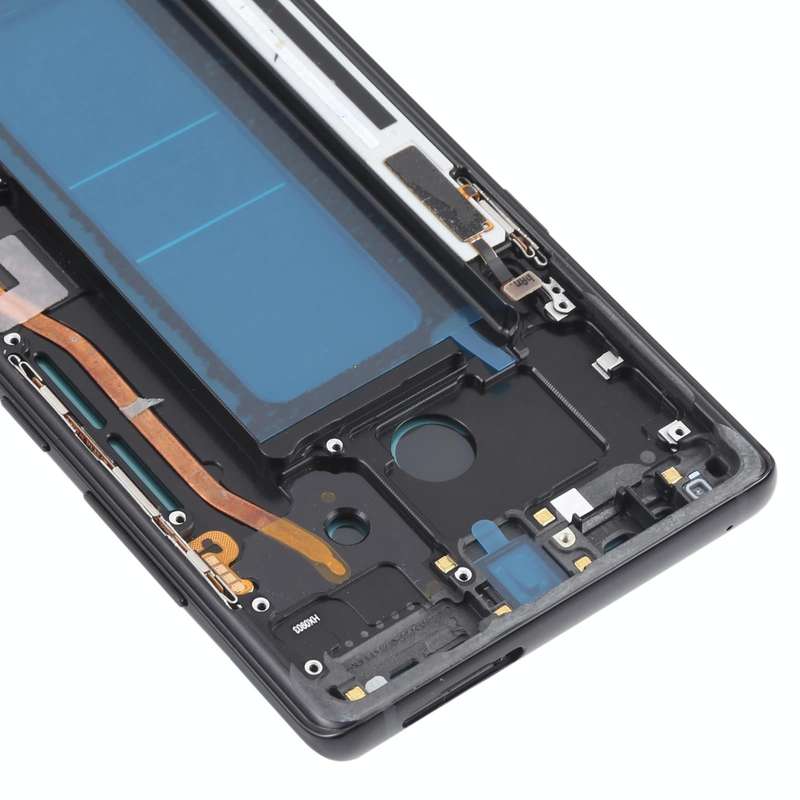 OLED LCD Screen for Samsung Galaxy Note 8 SM-N950 Digitizer Full Assembly with Frame (Black)