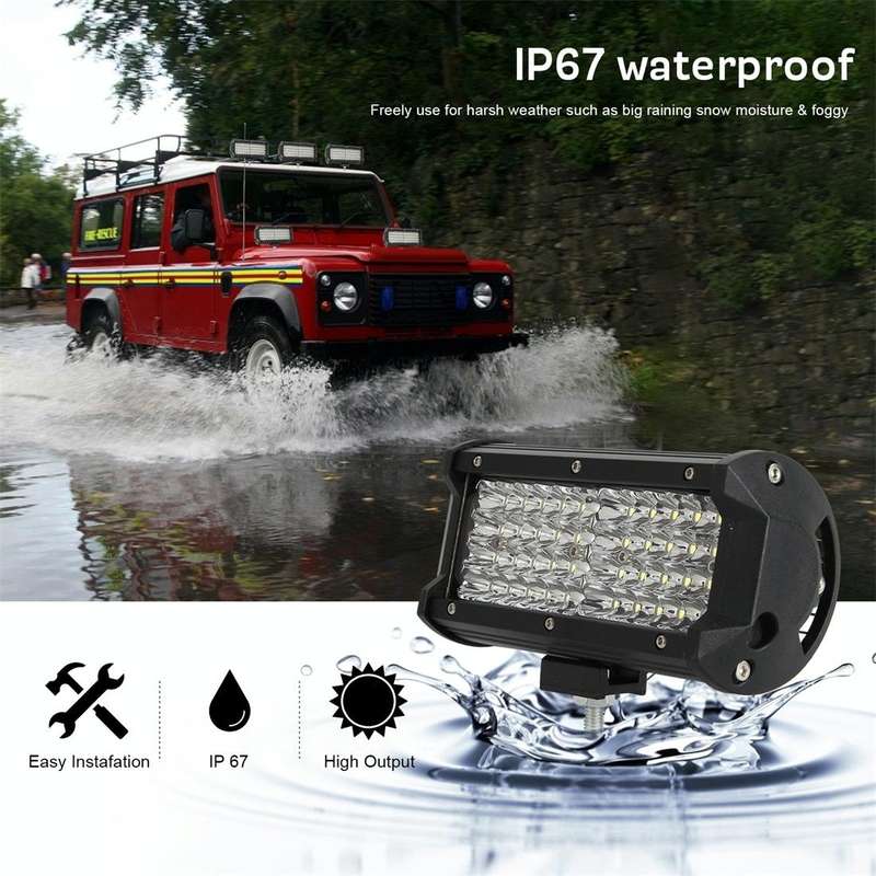 D0039 28W 10-30V DC 6000K 7 inch 40 LEDs Offroad Truck Car Driving Light Work Light Spotlight Fog...