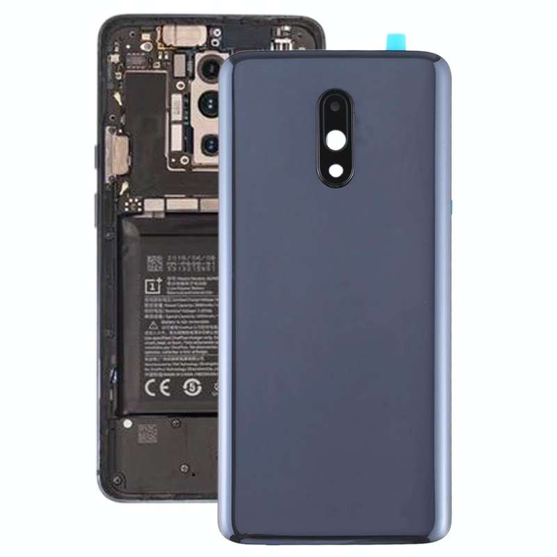 For OnePlus 7 Original Battery Back Cover with Camera Lens Cover (Grey)