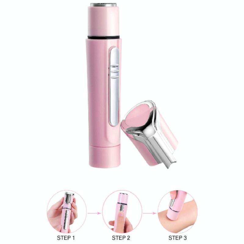 Electric Lady Full body Facial Underarm Private Armpit Hair Removal Device(Pink)