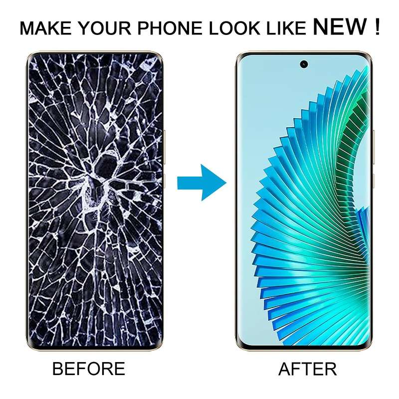 For Honor Magic6 Lite Original LCD Screen Digitizer Full Assembly with Frame (Silver)