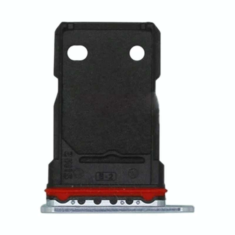 For OnePlus 8T KB2001 KB2000 KB2003 KB2005 KB2007 SIM Card Tray + SIM Card Tray (Silver)