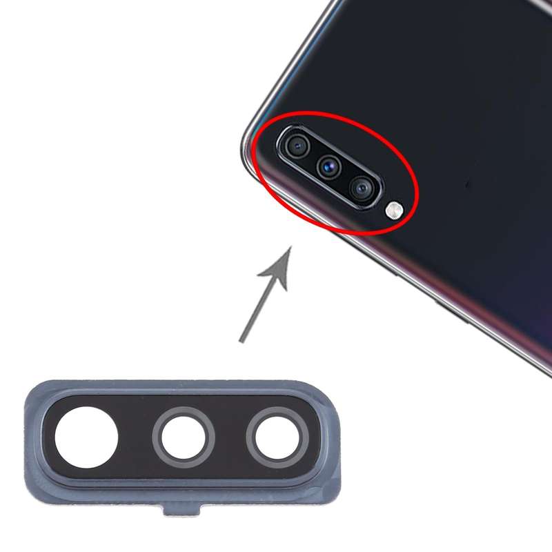 For Samsung Galaxy A70 10pcs Camera Lens Cover (Black)