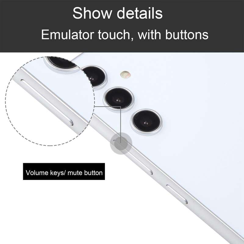 For Samsung Galaxy A34 Black Screen Non-Working Fake Dummy Display Model(White)