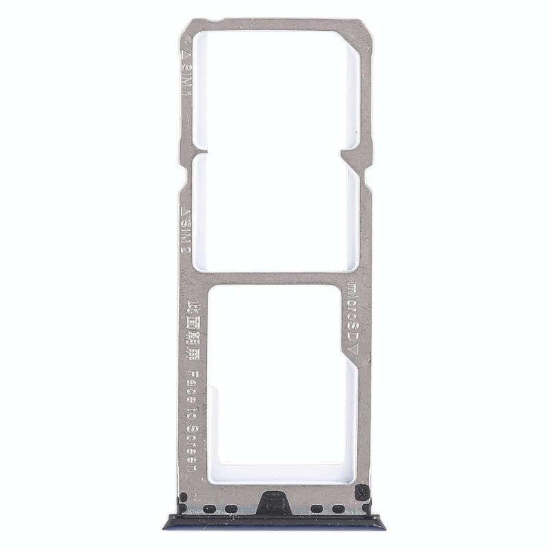 For OPPO A79 2 x SIM Card Tray + Micro SD Card Tray (Blue)