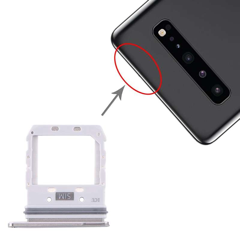 For Samsung Galaxy S10 5G SIM Card Tray (Silver)