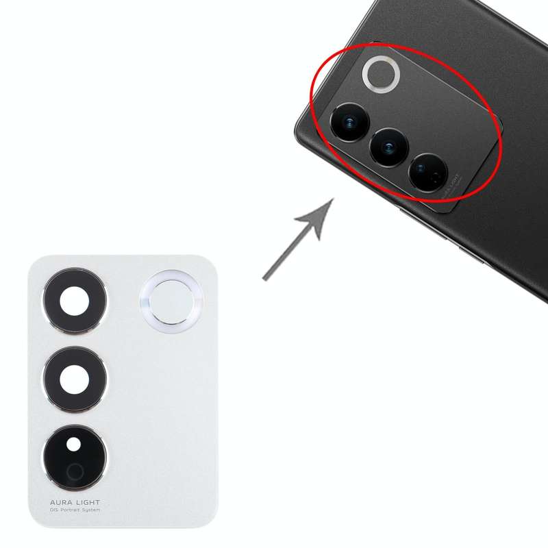 For vivo V27 / V27 Pro Original Camera Lens Cover (Green)