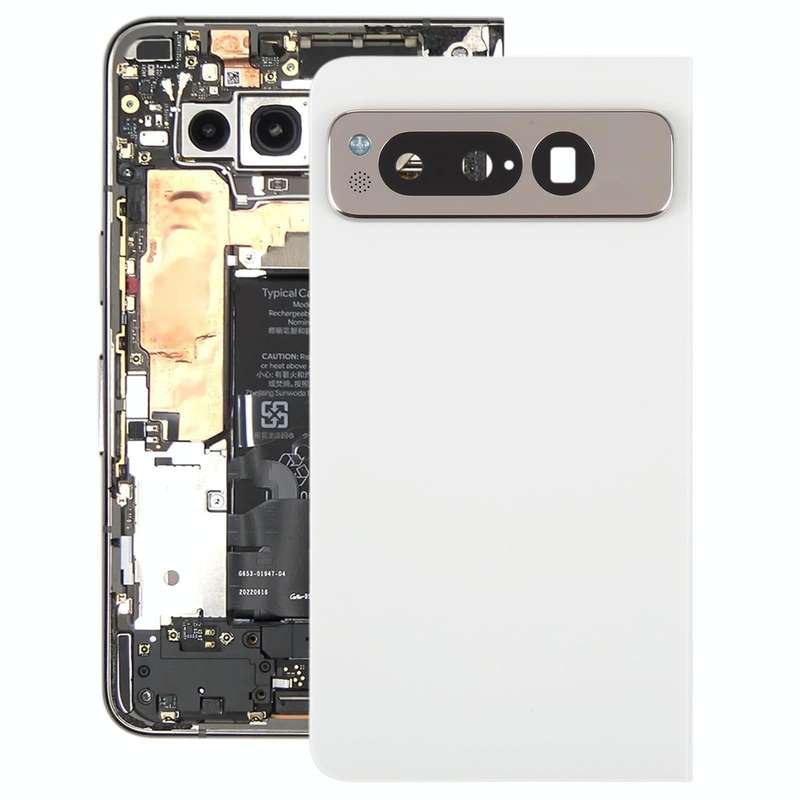 For Google Pixel Fold Original Battery Back Cover with Camera Lens Cover(White)