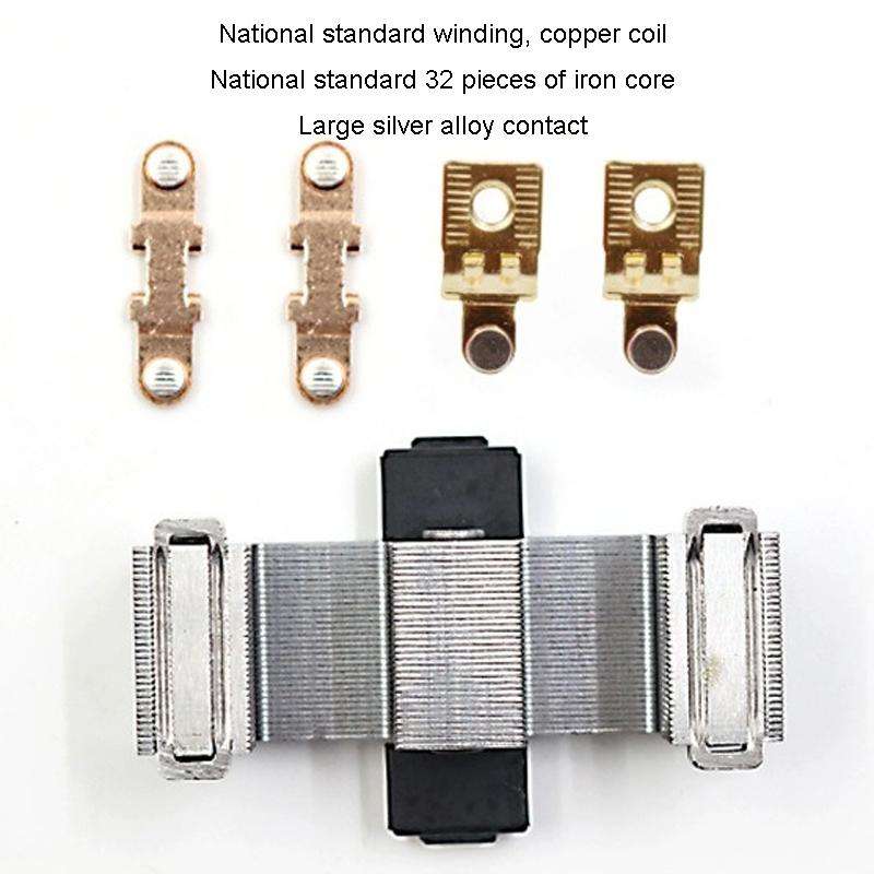 CHNT CJX2-1210 12A 220V Silver Alloy Contacts Multi-Purpose Single-Phase AC Contactor