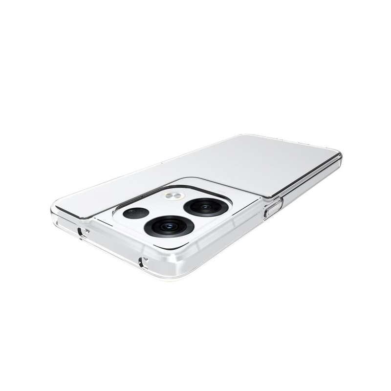 For OPPO Reno8 Pro+ 5G Waterproof Texture TPU Phone Case(Transparent)