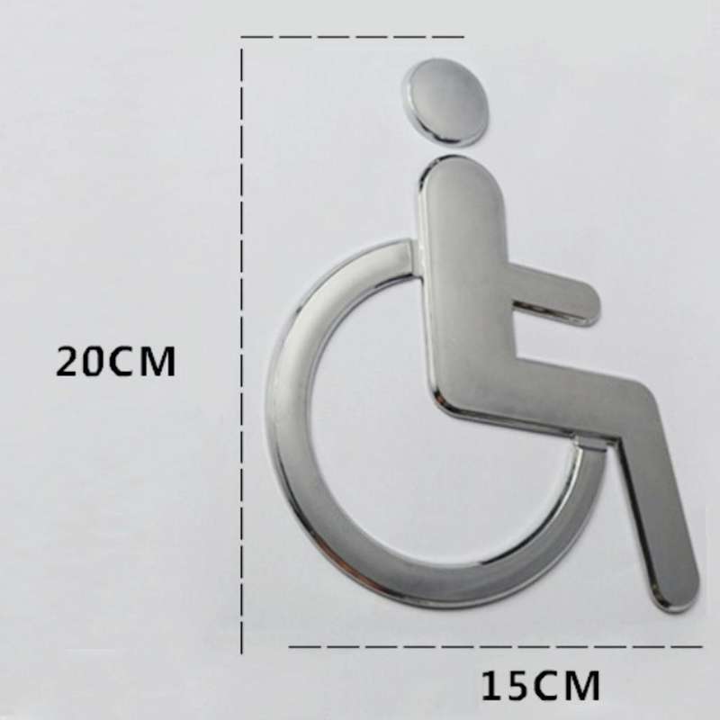 Disabled Toilet Signs Prompts Signs Wall Stickers
