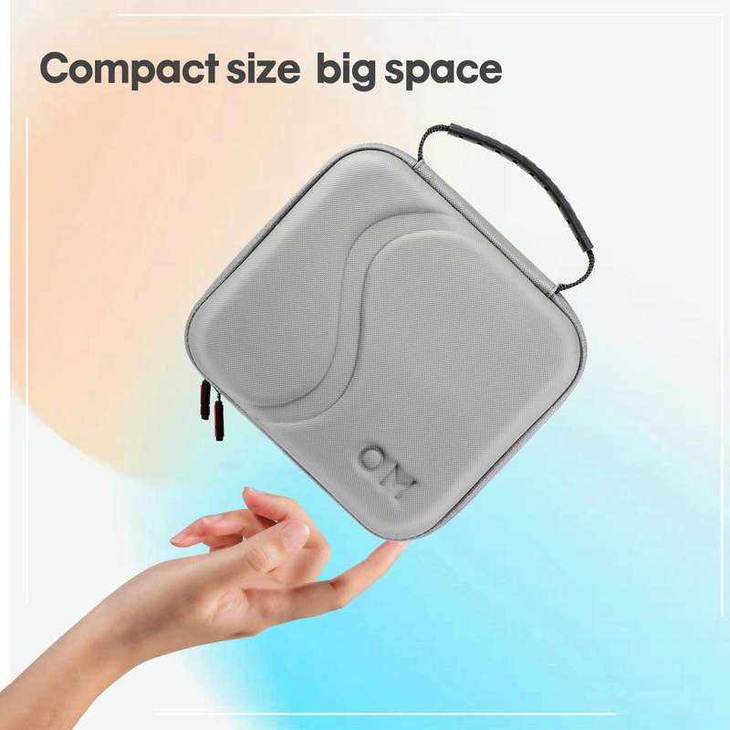 For DJI Osmo Mobile 4 / OM4 / OM4 SE STARTRC Portable Shockproof Waterproof PU Case Bag(Grey)