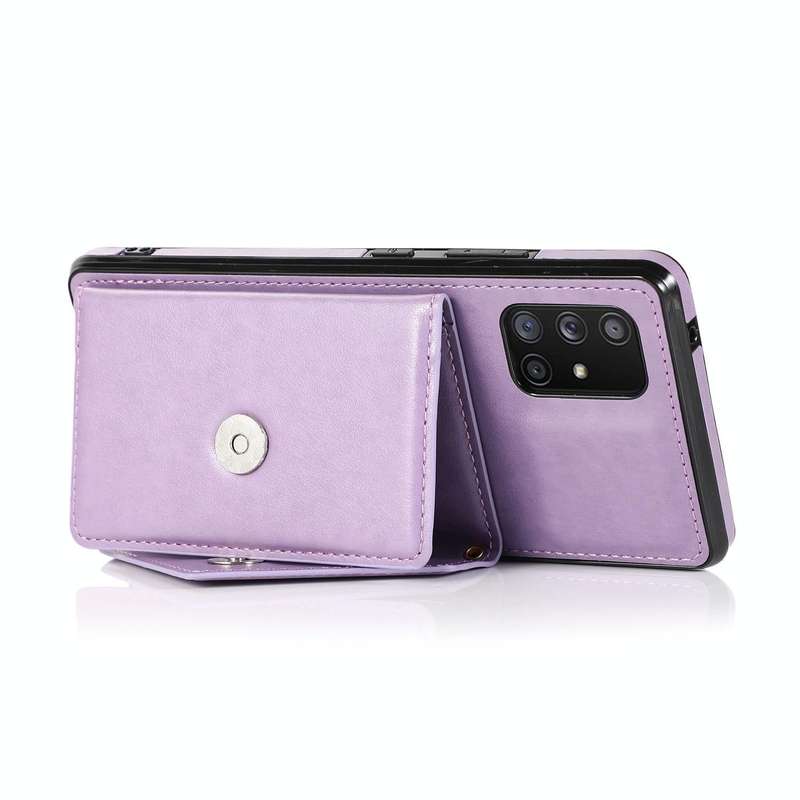 For Samsung Galaxy A21s Multi-functional Cross-body Card Bag TPU+PU Back Cover Case with Holder &...