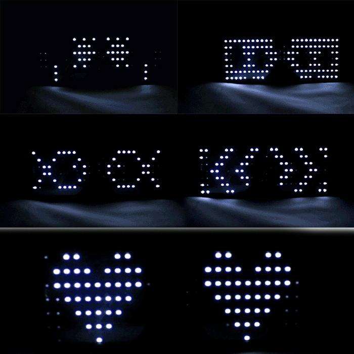 Night Club Bar Disco LED Light Emitting Glasses Festival Party USB Charging Shutter Dynamic Flash...