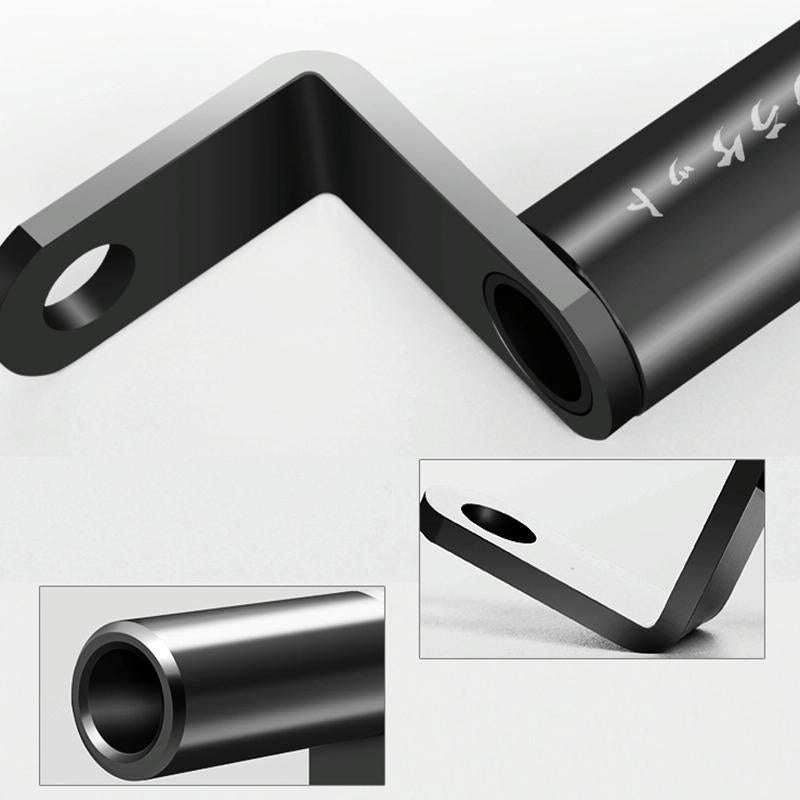 Motorcycle Rear View Mirror Aluminum Alloy Bracket(Red)