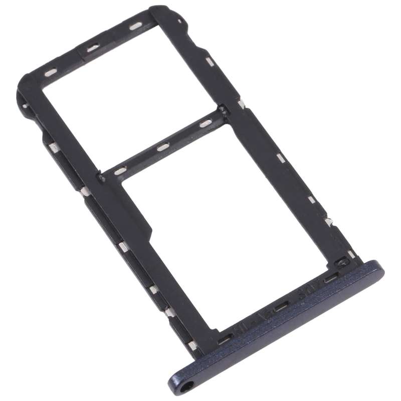 For ZTE Blade A72 SIM Card Tray + SIM Card Tray / Micro SD Card Tray (Grey)