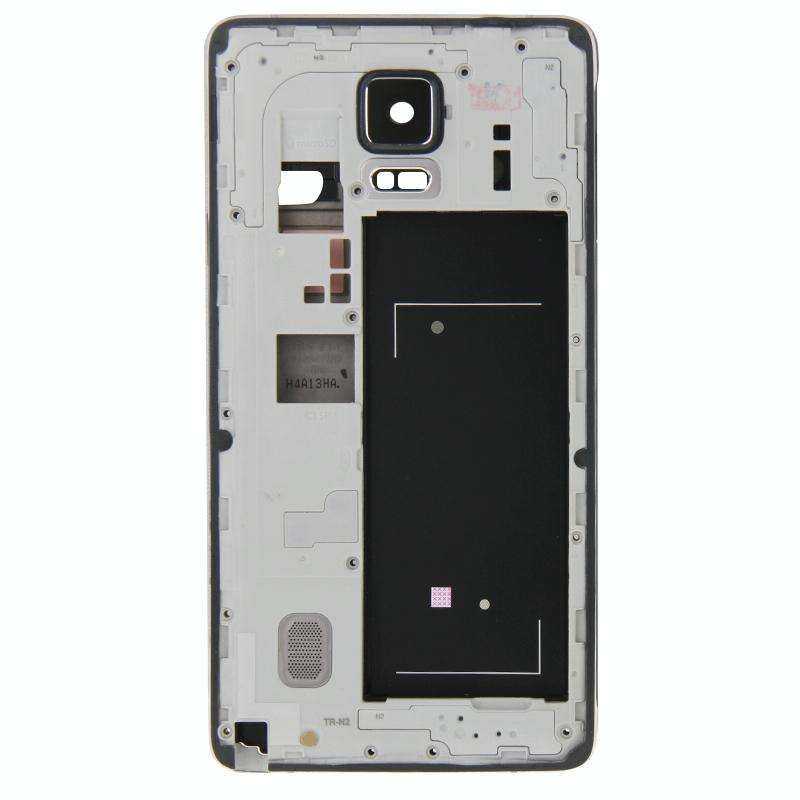 For Galaxy Note 4 / N910V Full Housing Cover (Front Housing LCD Frame Bezel Plate + Middle Frame ...