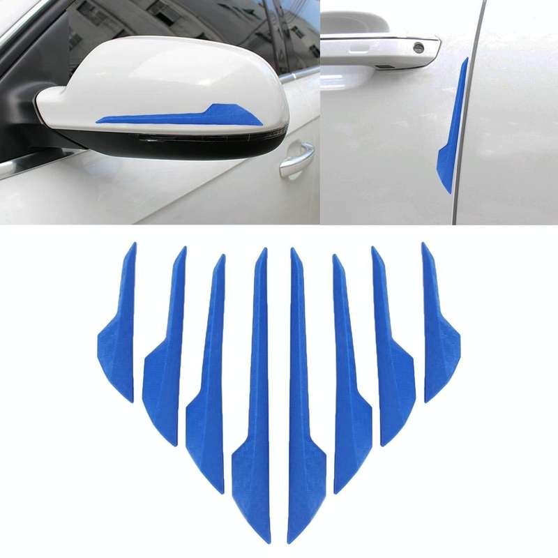 8 PCS Car Vehicle Door Side Guard Anti Crash Strip Exterior Avoid Bumps Collsion Impact Protector...