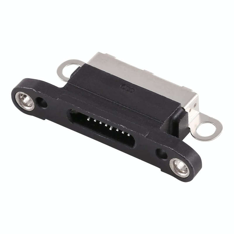 10 PCS Charging Port Connector for iPhone X(Black)