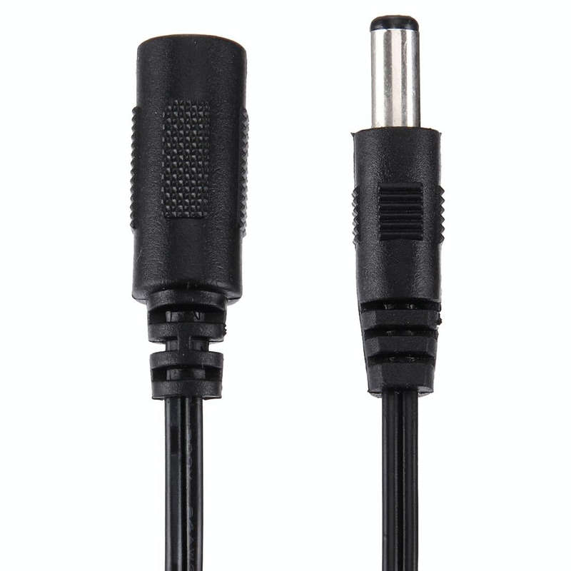 5.5 x 2.1mm DC Female to 5.5 x 2.1mm DC Male Power Connector Cable for Laptop Adapter, Length: 15...