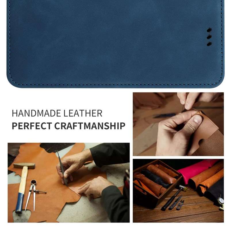 Retro Skin Feel Business Magnetic Horizontal Flip Leather Case for Xiaomi Redmi 7 / Redmi Y3(Navy...