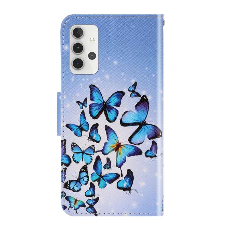 For Samsung Galaxy A32 5G 3D Colored Drawing Horizontal Flip Leather Phone Case with Holder & Car...