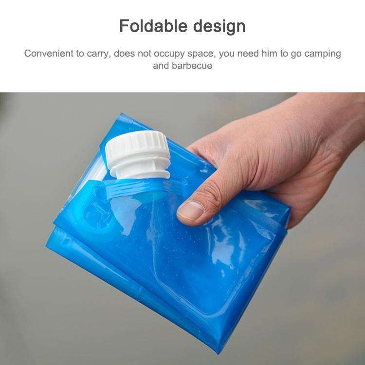 PE Water Bag For Portable Folding Water Storage Lifting Bag for Camping Hiking Survival Hydration...