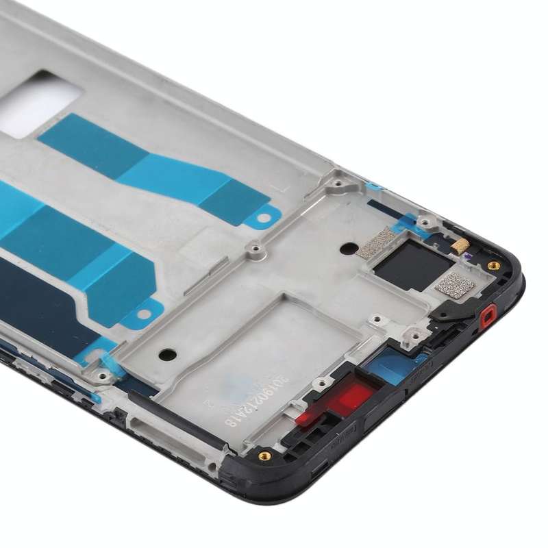 For OPPO Realme 3 Pro Front Housing LCD Frame Bezel Plate (Black)