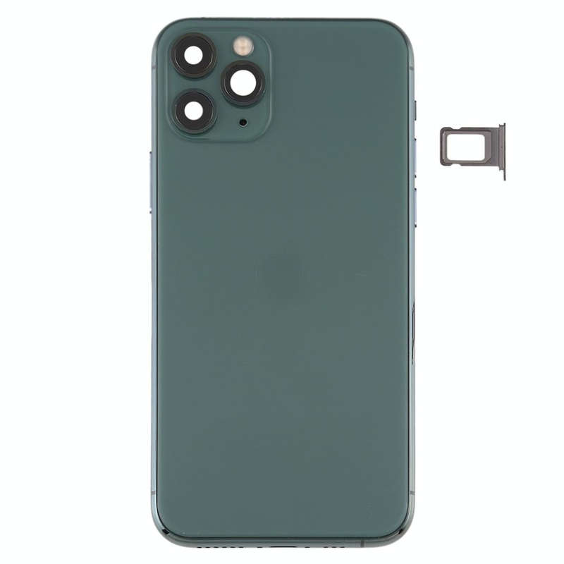 Battery Back Cover (with Side Keys & Card Tray & Power + Volume Flex Cable & Wireless Charging Mo...
