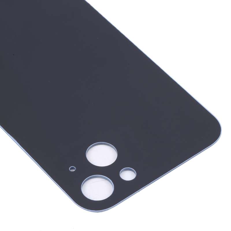 Easy Replacement Big Camera Hole Glass Back Battery Cover for iPhone 14(Blue)