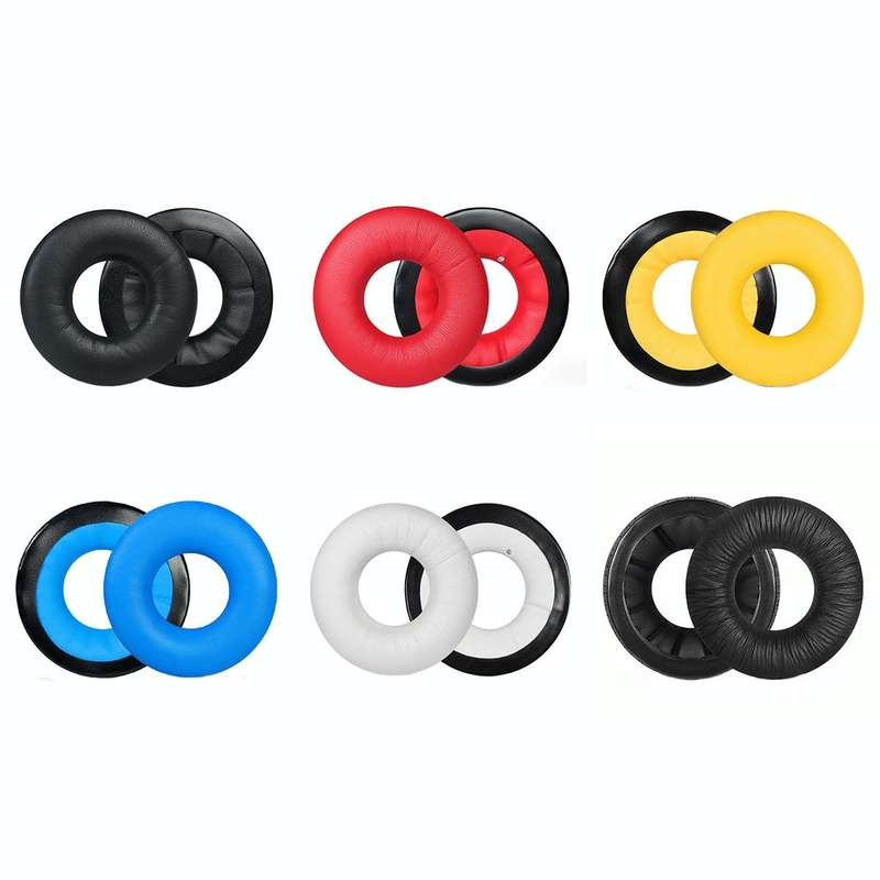 1pair Headset Sponge Cover for Sennheiser HD25-1II/25/25SP/25SP-II, Color: Blue