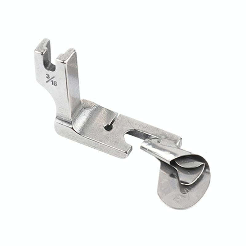 Sewing Machine Rolls Cloth Edge Presser Foot Silk Chiffon Skirt Hem Curled Pull Tube, Style:3/16(...