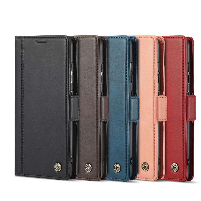For Samsung Galaxy A32 4G LC.IMEEKE Magnetic Buckle PU + TPU Horizontal Flip Leather Case with Ho...