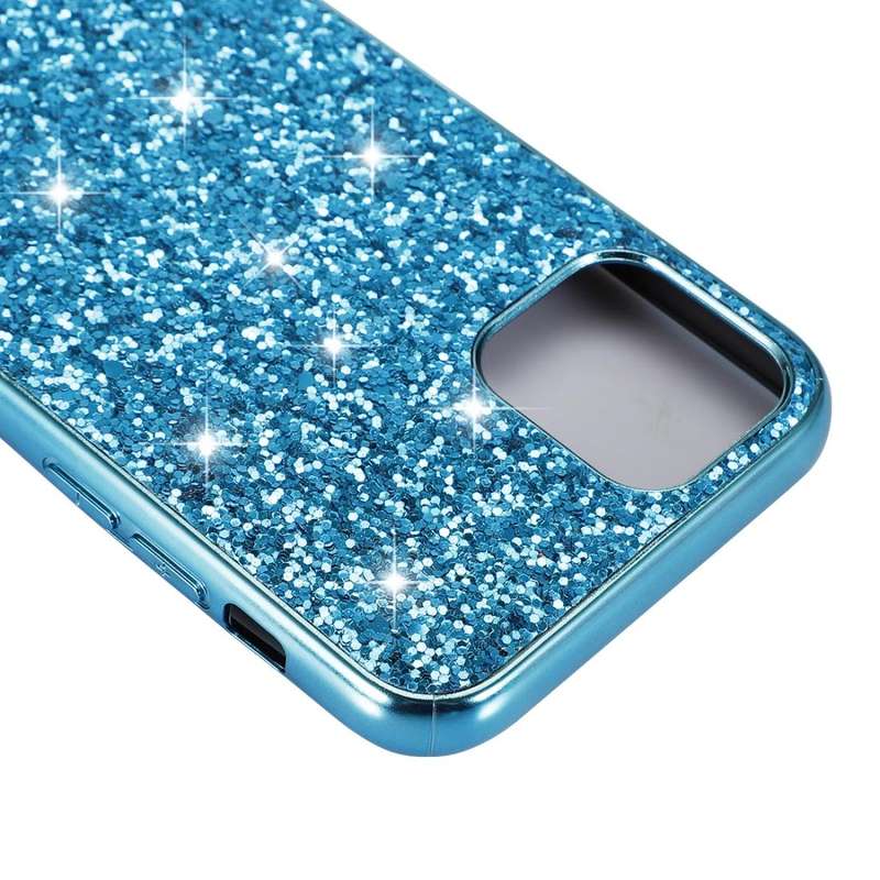 Glitter Powder Shockproof TPU Protective Case for iPhone 11(Blue)