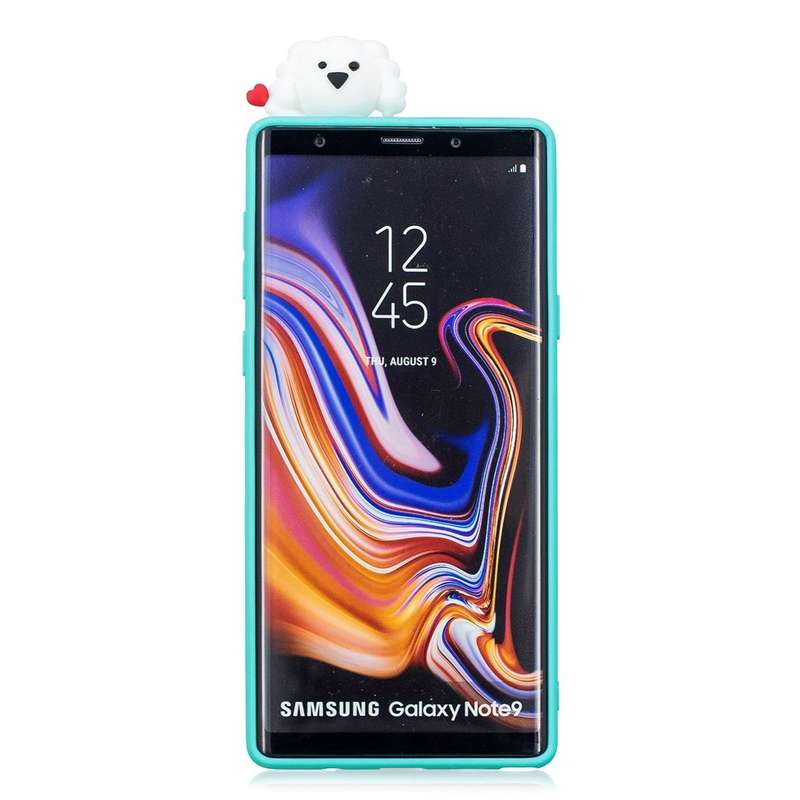 For Galaxy Note 9 Shockproof Cartoon TPU Protective Case(Clouds)