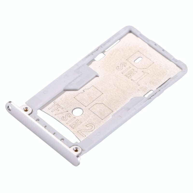 For Xiaomi Redmi 3 & 3s SIM & SIM / TF Card Tray(Silver)