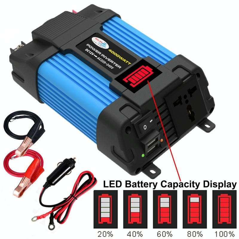 12V-110V 300W SOLIKE TECH Vehicle Inverter Sine Wave Convertor Auto Inverter