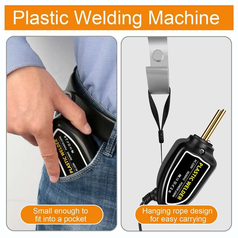 Hot Stapler Plastic Welding Machine Car Bumper Repair Kit Plier, EU Plug