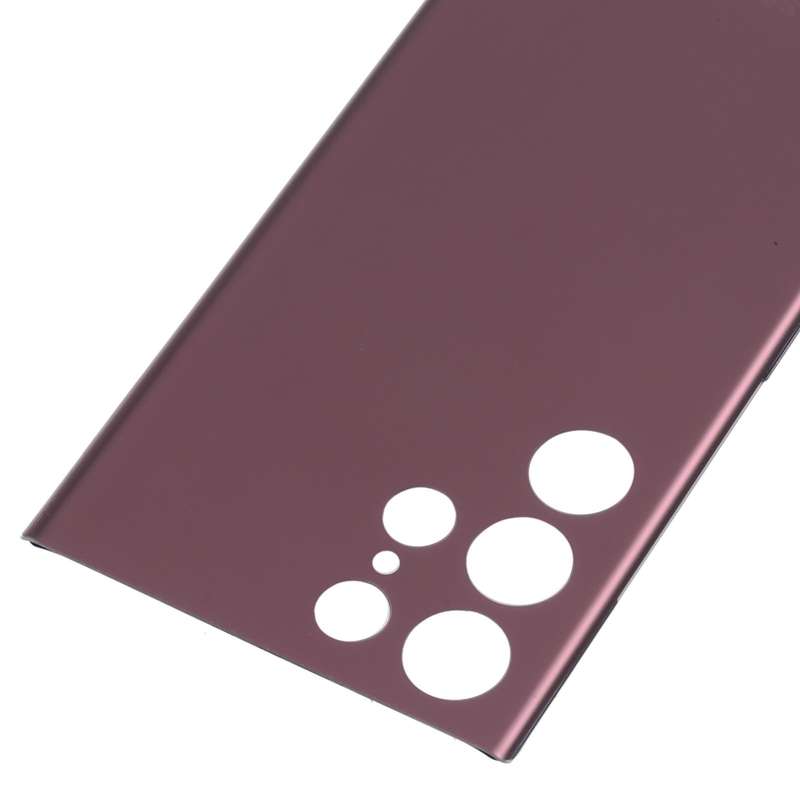 For Samsung Galaxy S22 Ultra Battery Back Cover (Dark Red)