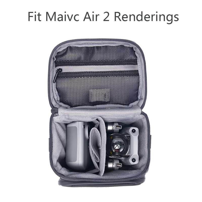 For DJI Mavic Air 2 Waterproof Portable Storage Bag Protective Box(Grey)