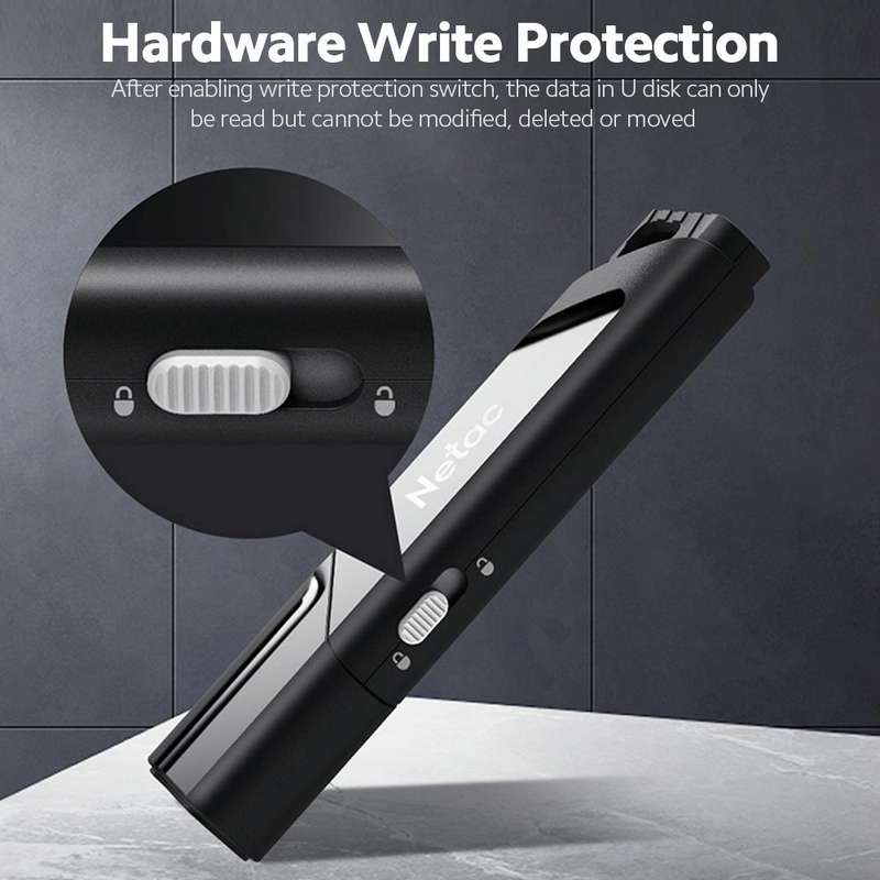 Netac U336 Protection With Lock Car High-Speed USB Flash Drives, Capacity: 32GB