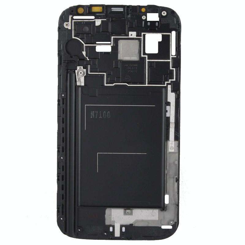 For Galaxy Note II / N7100 LCD Middle Board with Button Cable,  (Black)