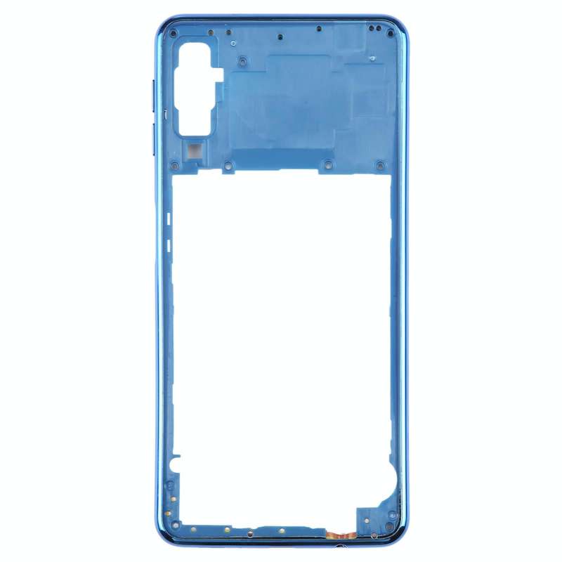 For Samsung Galaxy A7 2018 SM-A750 Middle Frame Bezel Plate (Blue)
