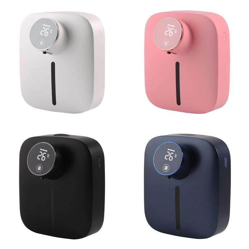 X101 Intelligent Automatic Sensor Soap Dispenser USB Rechargeable Wall-Mounted Foam Hand Washing ...