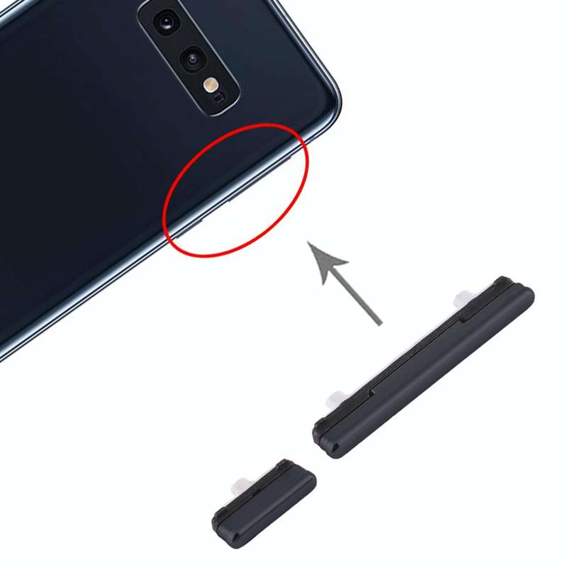 For Samsung Galaxy S10e Power Button and Volume Control Button(Black)